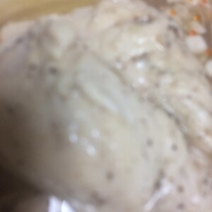 ❤豆乳とキムチと蒸し鶏の冷製スープ❤